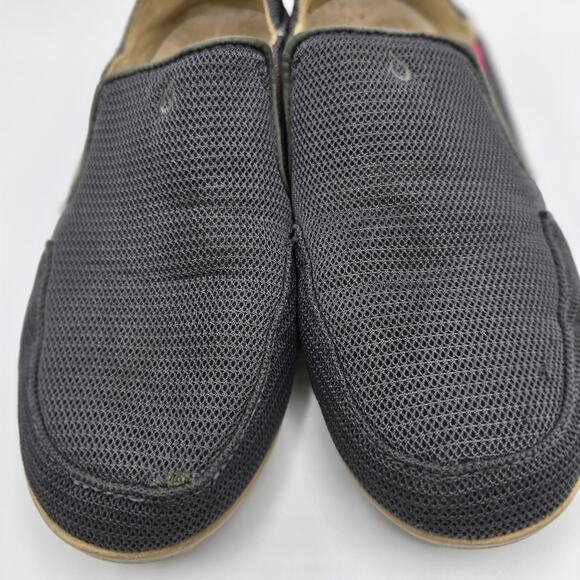 Olukai Waialua Mesh slip on loafers navy/pink shoes womans size 9 - Picture 8 of 11